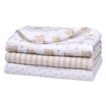 LITTLE ME 3PK SWADDLE BLANKET